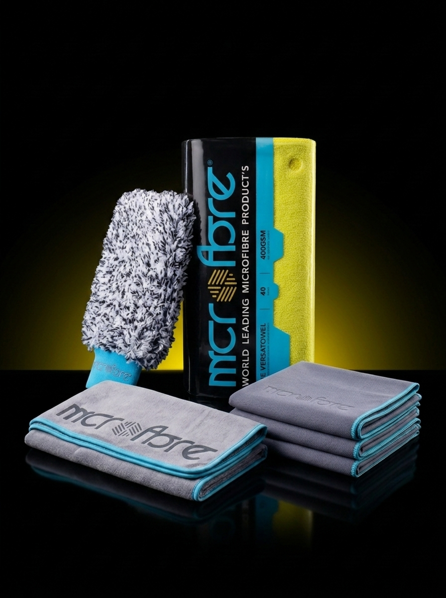 microfibre cleaning cloths and Detailing Kit
