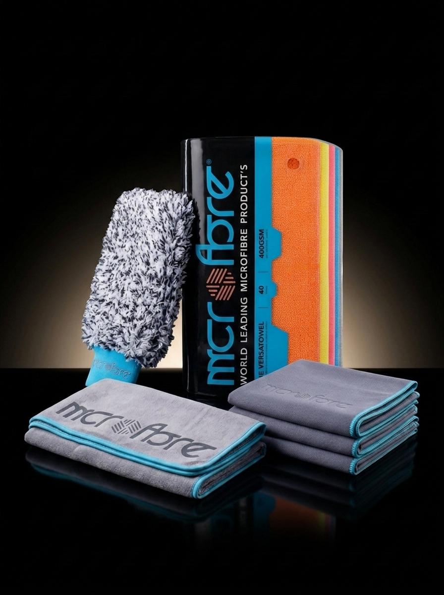 microfibre cleaning cloths and Detailing Kit