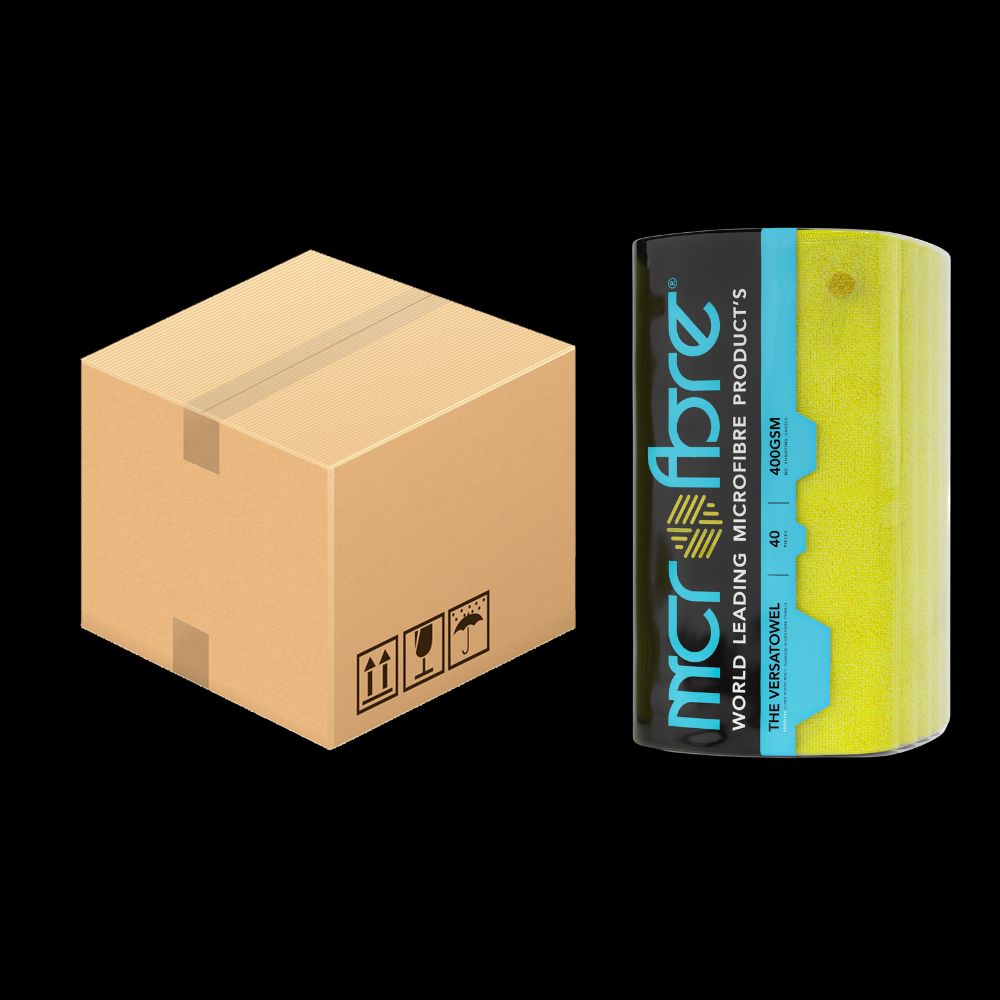 Image of VERSATOWEL™ V2 Multi Purpose Plush Edgeless Microfibre Towel - 6 x 40 Packs 400GSM (240 Towels)