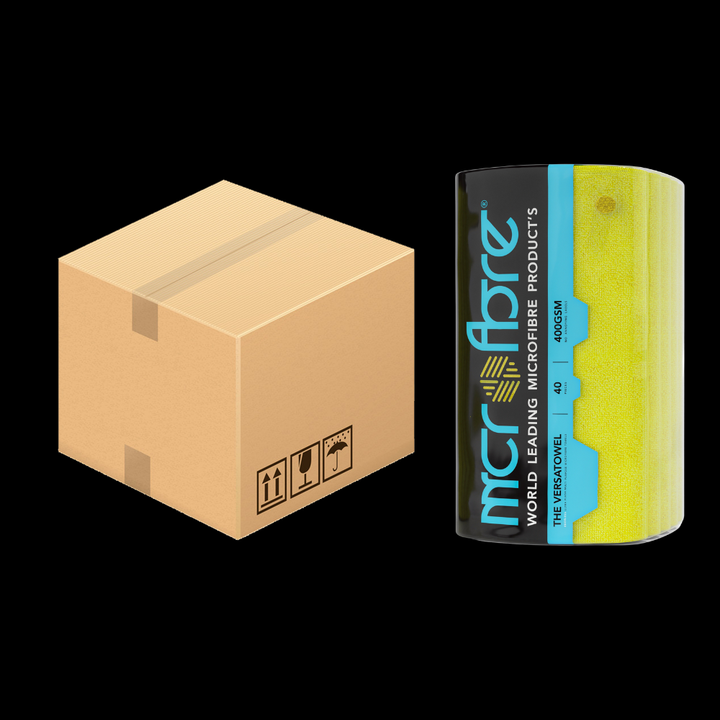 VERSATOWEL™ V2 Multi Purpose Plush Edgeless Microfibre Towel - 6 x 40 Packs 400GSM (240 Towels)