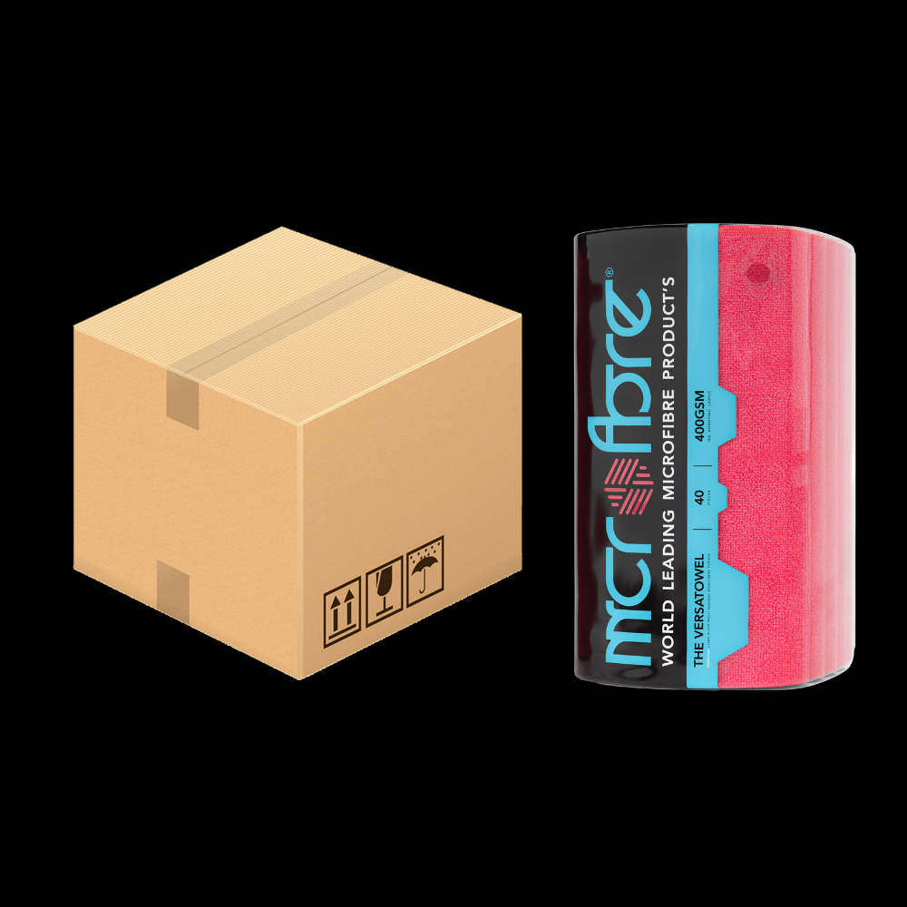 VERSATOWEL™ V2 Multi Purpose Plush Edgeless Microfibre Towel - 6 x 40 Packs 400GSM (240 Towels)