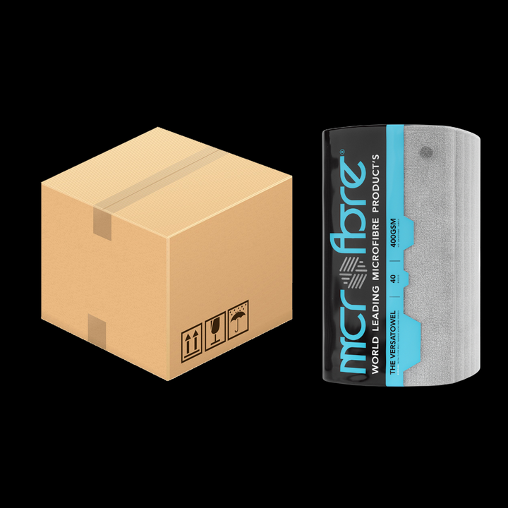 VERSATOWEL™ V2 Multi Purpose Plush Edgeless Microfibre Towel - 6 x 40 Packs 400GSM (240 Towels)