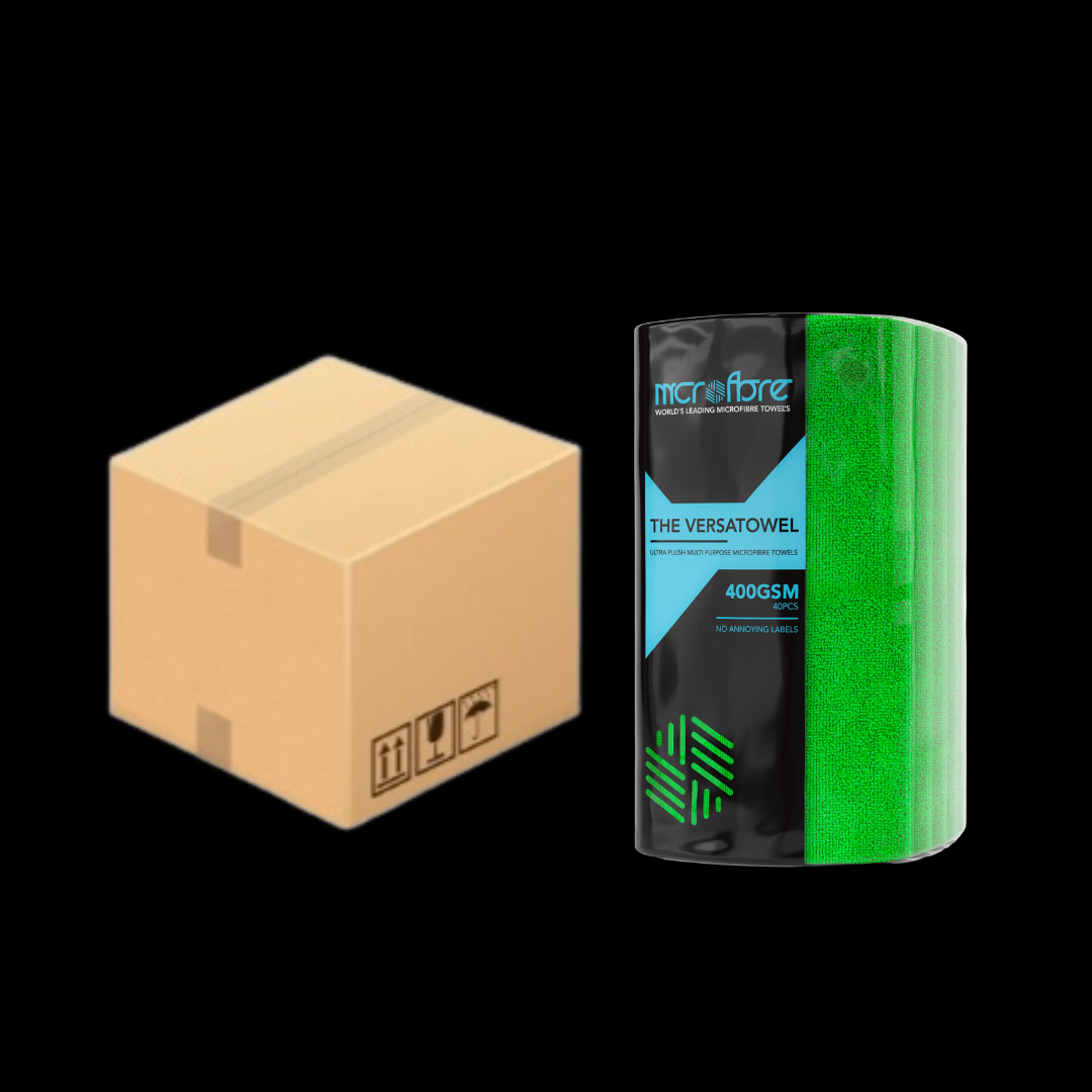 Image of VERSATOWEL™ V1 Multi Purpose  Plush Microfibre Towel - 6 x 40 Packs 400GSM (240 Towels)