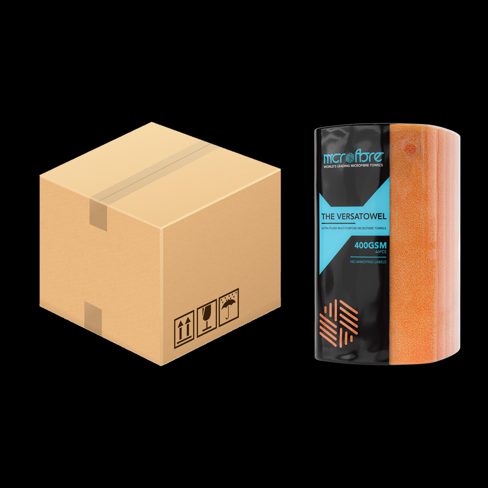 Image of Orange Box Microfibre cloths