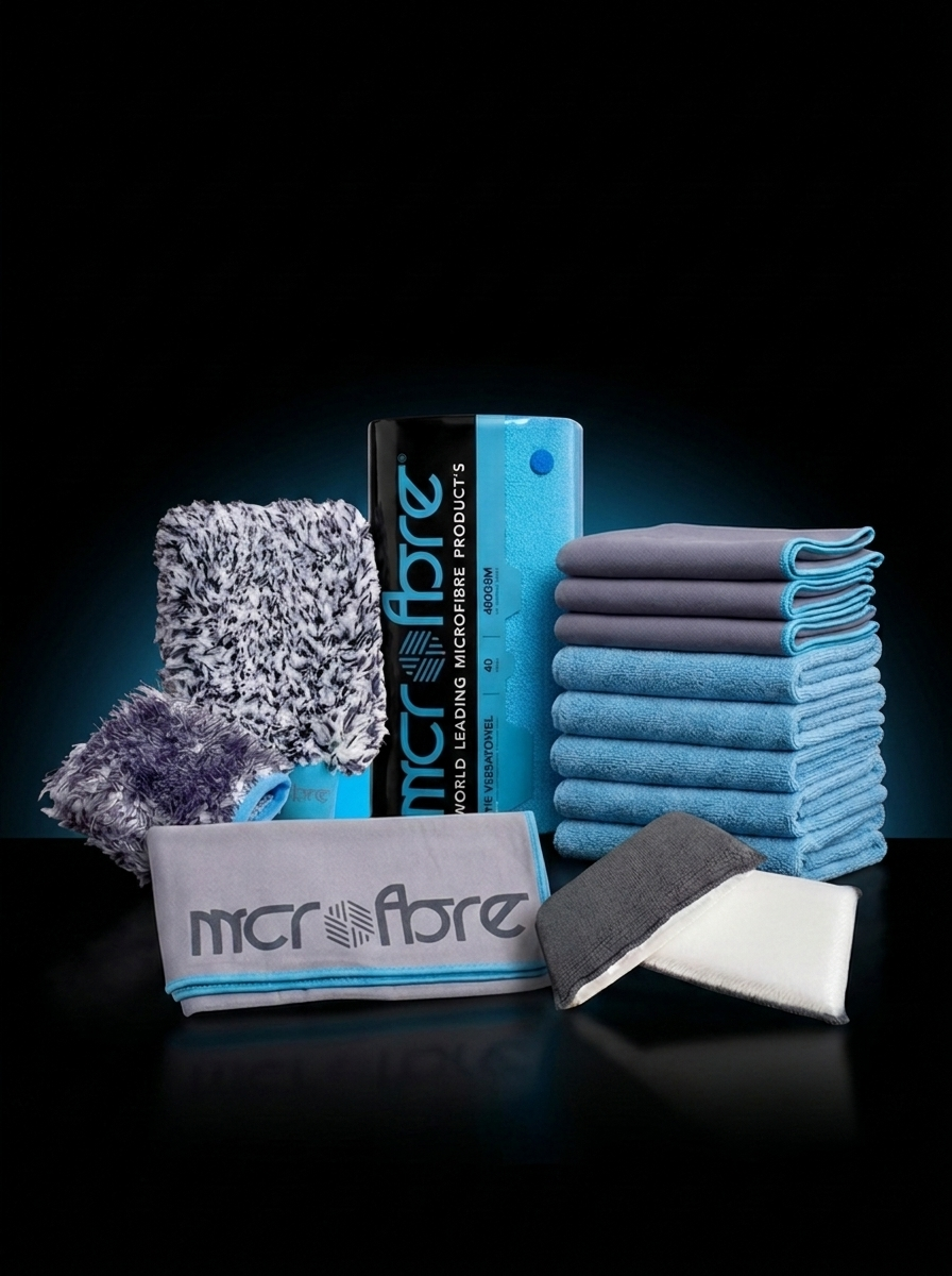 Image of Microfibre Cleaning cloth and accessories