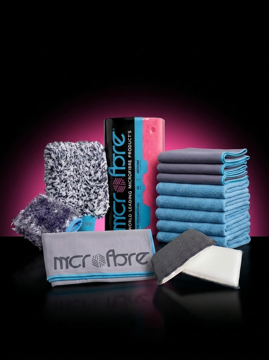Image of Microfibre Cleaning cloth and accessories
