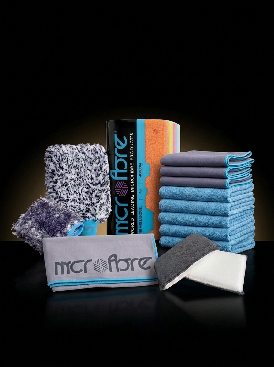 Image of Microfibre Cleaning Towel and accessories
