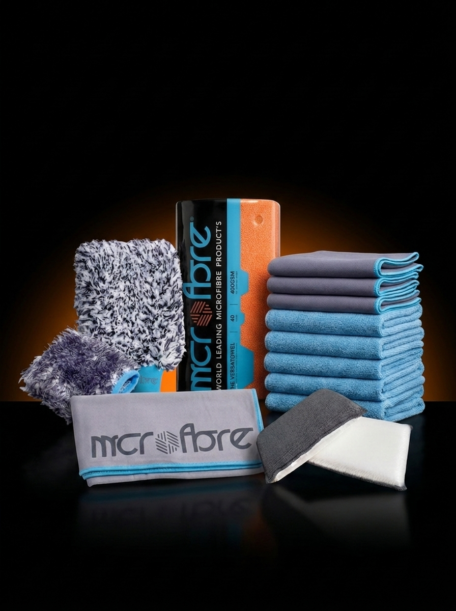 Image of Microfibre Cleaning cloth and accessories
