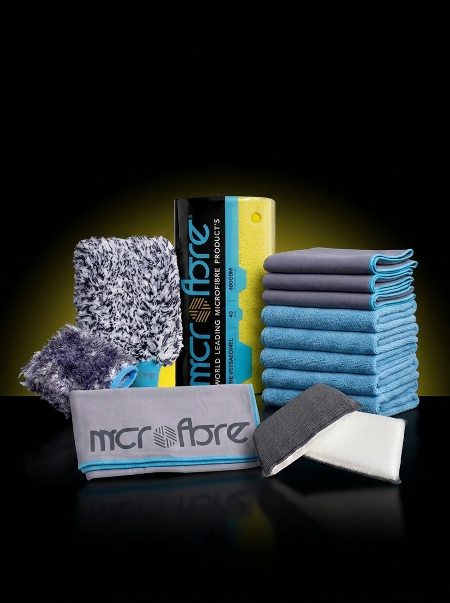 Image of Microfibre Cleaning cloth and accessories
